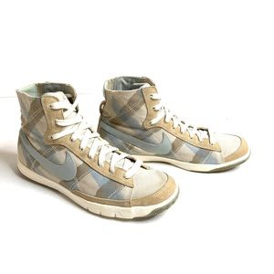 NIKE 2008-2009 Vintage Blue & Tan Blazer Mid Sneaker